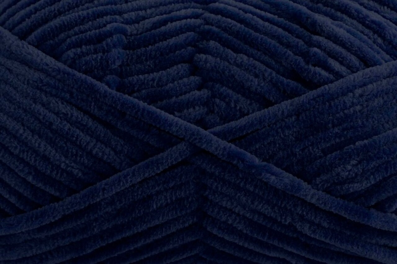 Bella Chenille by Universal Yarn - #121 Indigo - 100% polyester super bulky yarn